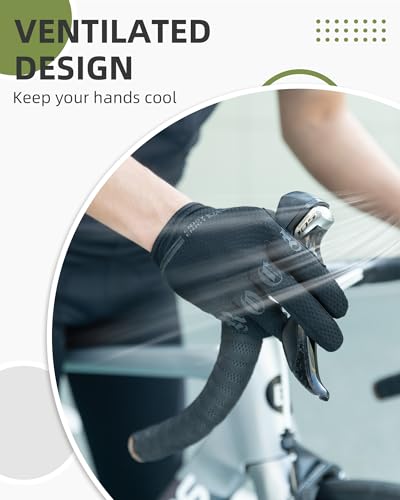Guantes para Ciclismo ROCKBROS con Almohadillas SBR y Pantalla Táctil miniatura 3