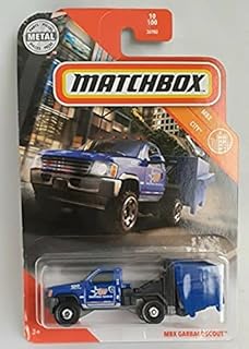 Matchbox Explorador de basura (azul), MBX City 10/100