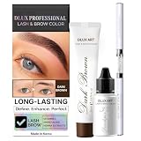 Korean Eyebrow Color Kit Dark Brown – Professional Brow Color for Women, Eyebrow Color for Natural Looking Brows, Long-Lasting Brow Color for Salon & Home