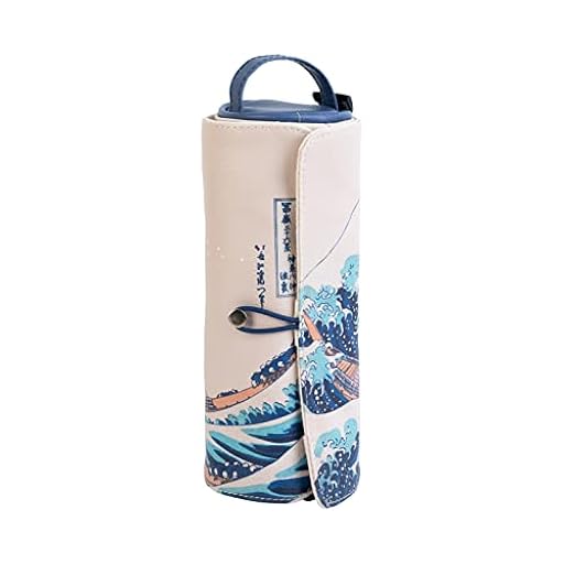 Grupo Erik Estuche Enrollable Hokusai - Escolar y Universitario │ Rectangular Vuelta al Cole - Material Escolar y Papelería Bonita | Ya disponible en tu tienda friki favorita! En mundofriki.es!