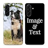 Nsipan Personalized Phone Case for Samsung Galaxy A17 5G‌ Custom Phone Cover with Photo Text TPU Material Drop Protection Customized Photo Phone Cover Custom Cover Gifts for Family Friends