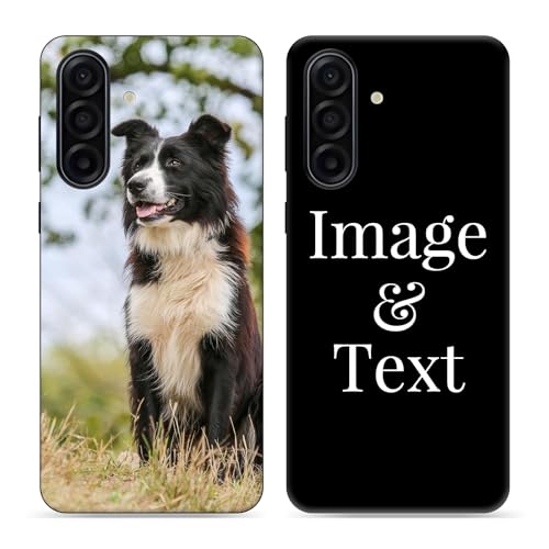 Nsipan Personalized Phone Case for Samsung Galaxy A17 5G‌ Custom Phone Cover with Photo Text TPU Material Drop Protection Customized Photo Phone Cover Custom Cover Gifts for Family Friends