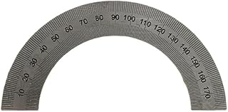 1pcs 180 degree semicircle dial stainless steel mechanical accessories round identification plate 90x60X1 D004 (90# 60# 1 semicircle 180 degrees)