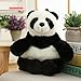 XUXIU Sac à Dos Peluche Animal 7 Tonnes éléphant Leopard Tigre Tigre Polar Bear Girafe Enfant Enfant Enfant Maternel Kinderleren Cadeau Cadeau 40cm (Color : Panda, Height : About 40cm)