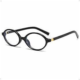 Armação Feminino Óculos Grau Preto Oval Redondo Clássico Acetato