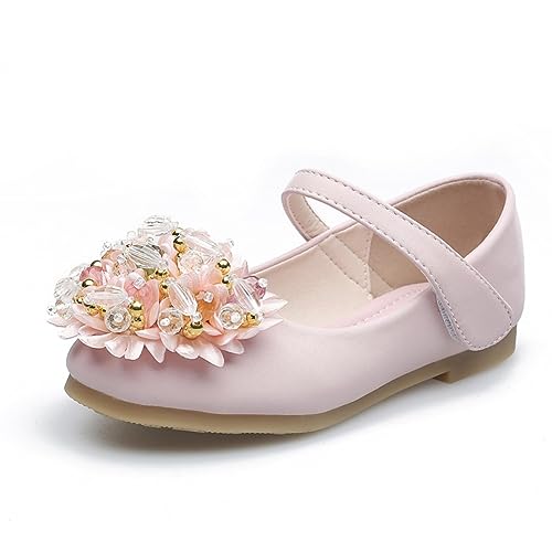 Little Girls Leatherette Ballet Ballerina Mary Jane Flat Girl School Princess Wedding Party Dress Shoes