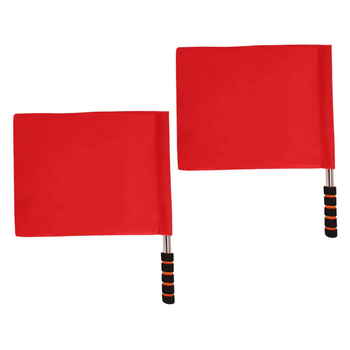 INOOMP 8 Pcs Drapeau Drapeau D'Arbitre Drapeaux De Signal D'Avertissement Agitant Un Drapeau pour La Course De Football Drapeau De Course Conduisant Un Match De Drapeau Drapeau D'Arbitre
