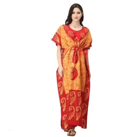 Caftan coton UKAL pour stopper les nuits trop chaudes grâce à une coupe ample respirante