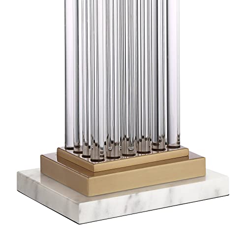 Lámpara de mesa Viena Full Spectrum 29" cristal blanco miniatura 6