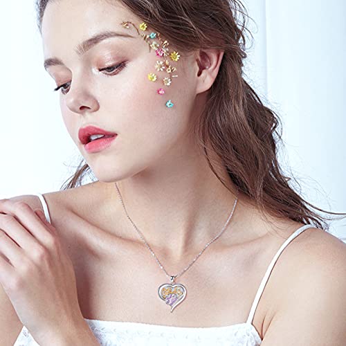 Pendentif cœur en acier inoxydable robuste avec émail pour création durable
