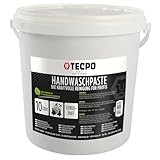 TECPO Handwaschpaste 10 Liter Handreiniger Hautpflege Reinigungspaste hautschonend Reinigung Seife...