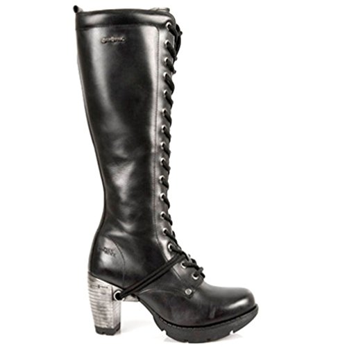 Bottes New Rock M.TR005 S1 noir look biker et gothique urbain quotidien