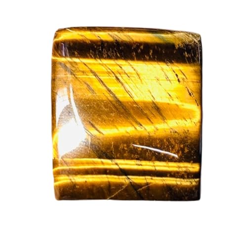 Œil de tigre naturel 30x26x10mm pour fabrication de bijoux, bague et collier