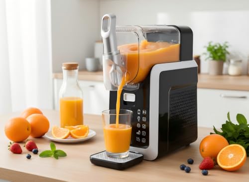 Alivio 2L Automatic Cold Drink Dispenser, Multi-Purpose Digital Display Frozen Drink & Beverage Slushy Maker, One-Touch Beverage Machine For Juice, Iced Coffee, Cocktails & Mocktails For Home & Party - 3