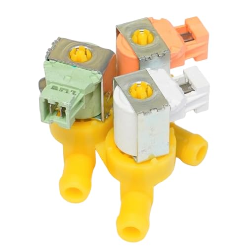823654 Washer 3 Way Water Valve, for Wascomat Commercial Washing Machine, 120 Volts, 60 Hz, 5 Watts, 3 Minutes On, 8 Minutes Off, Commercial Washers Water Valve