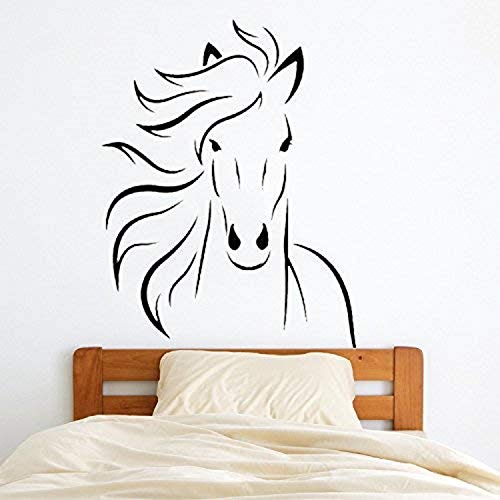 BooDecal Silueta Mustang Vinilo Decorativo Pared 22x27.5 in miniatura 3
