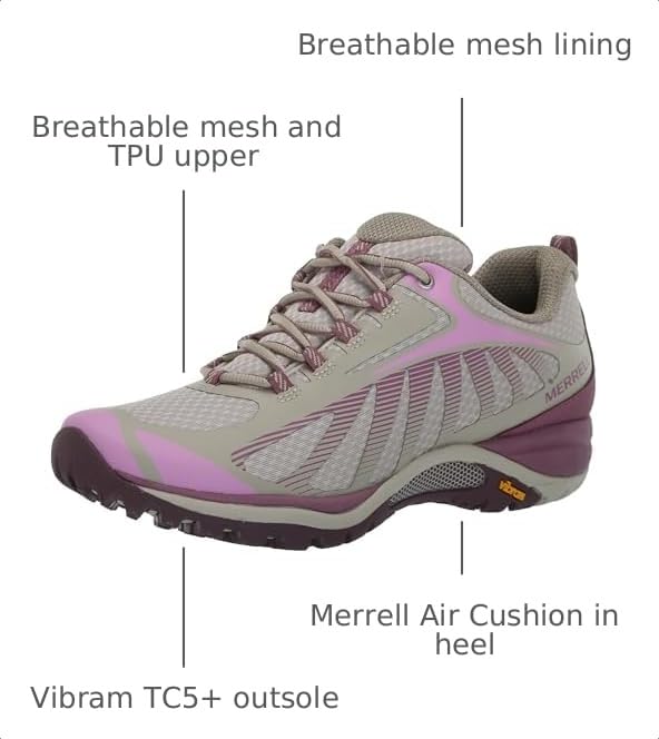 Image of Merrell Women's Siren Edge 3 Shoes | Hiking Shoes