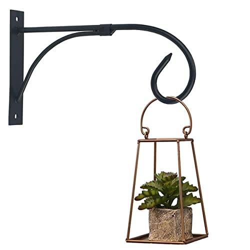 Tinsow Plant Bracket Iron Wall Hooks Straight Downcurled Hanging For Wind Chimes, Flower Baskets, Decorative Plants, Lantern, Wind Spinners, Bird Feeders, Indoor Or Outdoor Decoration #TOP4