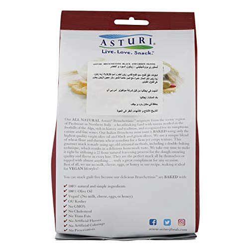 Asturi Bruschettini, Black and Green Olives, 4.23 Ounce - image 4