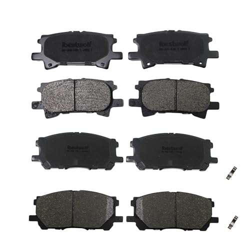 IBESTWOLF Front and Rear Ceramic Brake Pads for 2004-2006 Lexus