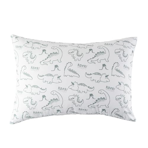 Image of Bunnikins & Clover Toddler Pillows with Pillowcase, 13 inchx18 inch Soft Cotton Kid Pillows for Sleeping, Bedding Small Pillow for Boys and Girls Aged 2-5 Years