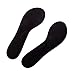 Pair of Shoes Insoles Silicone Insole Anti-Slip Silicone Insole for High Heels Open Toed Shoes and Sandals - Black