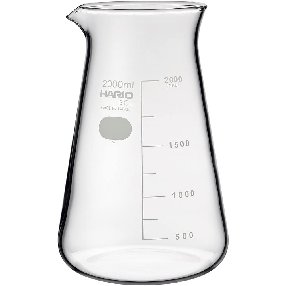 Amazon | 廃番：HARIO コニカルビーカー 目安目盛付 2L | ビーカー