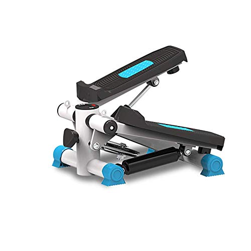 WENYAO Stepper Domestici con Funzione Display LCD, Macchina per Allenamento ambulante per Allenamento Fitness aerobico Indoor, per Gambe, Fianchi, Addome, capacità di carico 135 kg, Blu
