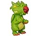 Hog Wild Ball Popper Toy (Dragon) - Includes 4 Soft Foam Balls - Squeeze to Pop Air Powered Balls Up to 20 Feet - Launcher Safe for Indoor/Outdoor Play