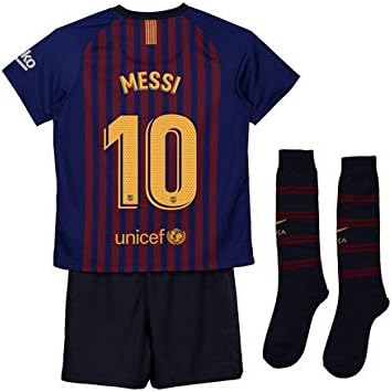 FC Barcelona Kids Kit 2018/19 Home (Messi 10, Shirt, Shorts, Socks)