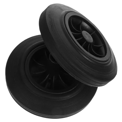 Roues de poubelle 240l en caoutchouc pour réparer un conteneur bloqué