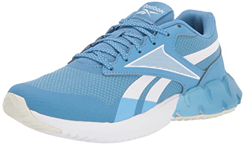Reebok Women's ZTAUR Running Shoe, Essential Blue/White/Opal Glow, 7.5