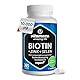 Biotin hochdosiert 10.000 mcg + Selen + Zink für Haarwuchs, Haut & Nägel, 365 vegane Tabletten für 1 Jahr, Nahrungsergänzung ohne Zusatzstoffe, Made in Germany