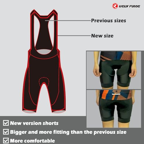 UGLY FROG Radtrikot Set Radtrikot Kurzarm + Radhose mit 20D Sitzpolster MTB 2026 Damen Fahrradbekleidung