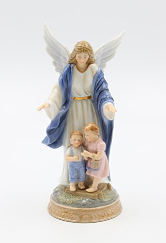 Cosmos Gifts 20948 Guardian Angel with Children Figurine, 7-3/8