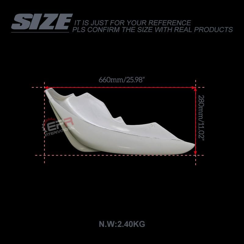 For Suzuki ZC32S Swift Sport M16A MS Type Front Bumper Lip FRP Unpainted