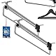 KOTARBAU® 2er Set Ausziehbare Kleiderstange für Garderobenschrank 350mm