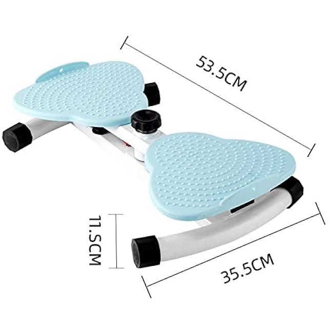 Sport Exercise Twist Board, Aerobic Waist Twister with Loop Resistance Bands - Slimming Fitness Equipment, Foot Massage & Core Training, 100kg Capacity (Blue/Pink/Pink-Blue)