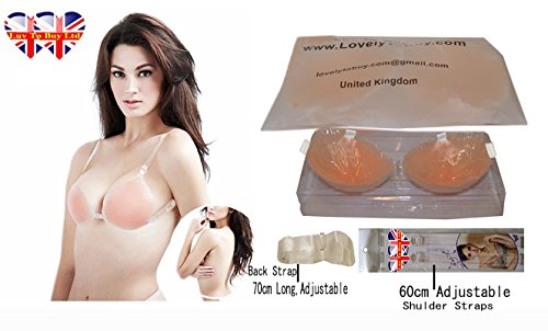 Bra,Invisible Bra,Adhesive Bra,With Straps,Check Red Pictures For Size(A,B,C,D) (D Cup) #TOP2