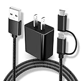 Replacement for Kyocera Flip Phone Charger Micro USB & Type C Charging Cable Cord for Kyocera DuraForce Pro 2 E6910 Pro 3,Duraxv Extreme,Cadence,DuraXE E4710,DuraXTP,Dura XA,Durasport 5 g uw Phone