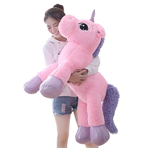 Image of ADORA Big Size Soft and Cuddly Stuffed Toy for Baby Boys and Girls - Pink Color (100 cm)