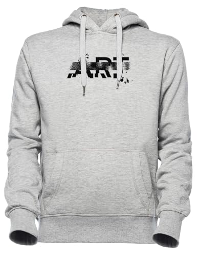 Sweat à capuche gris homme et femme Luxogo, hoodie unisexe confortable avec poche