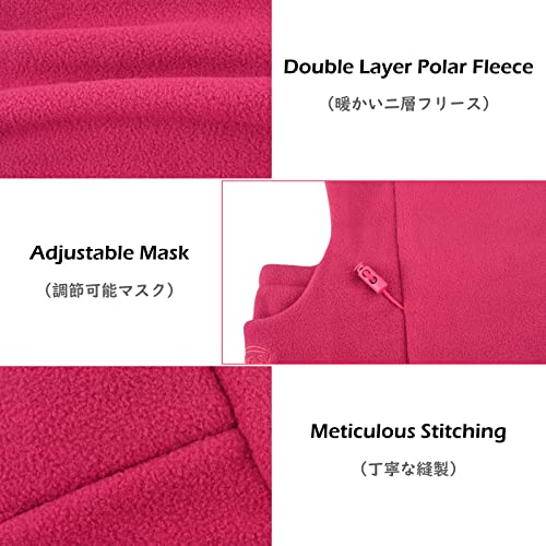 Image of TRIWONDER Kids Winter Hats Balaclava Ski Mask for Boys Girls Toddlers Windproof Adjustable Cold Weather Face Mask Neck Warmer