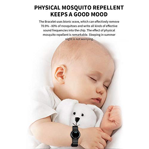 Sunbaca Pulseira repelente de mosquitos Interior Externo Anti Mosquito Pest Insect Bugs Pulseira Par