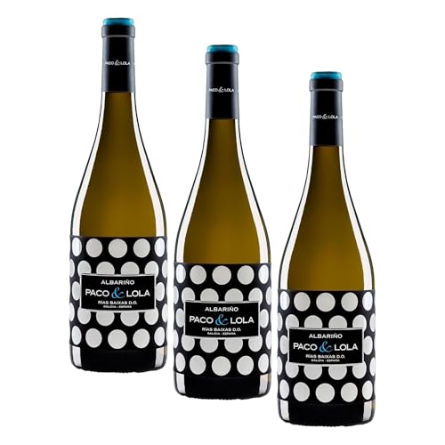 Paco & Lola Vino Blanco Albariño, 0.75L (Paquete de 3)