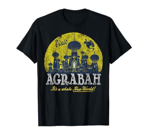 T-shirt vintage Disney Aladdin Genie Visit Agrabah Palace T-Shirt
