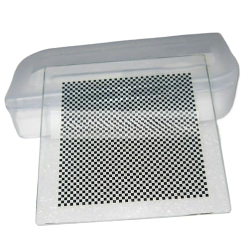 1-piece industrial camera partition plate glass plate 1x1MM calibration plate- (Ceramic 6x6)