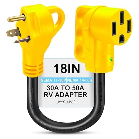 FROSTYRIDER 30A to 50A RV Adapter Cord Cover