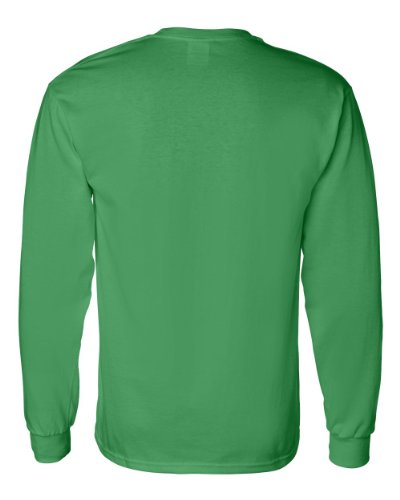 Gildan Mens 5.3 oz. Heavy Cotton Long-Sleeve T-Shirt (G540) -IRISH GREE -L