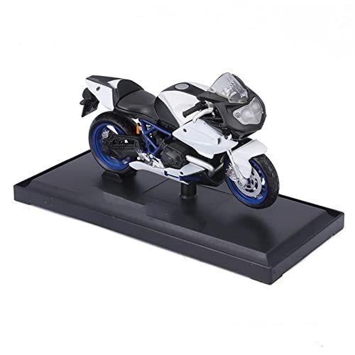 Modèle Réduit BMW R1200 GS 1:18 avec Amortisseur Actif et Cadre en Alliage Injecté